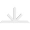 Ekena Millwork Saratoga Architectural Grade PVC Gable Bracket, 84"W x 45 1/2"H x 6"D x 6"F, 13/12 Pitch GBP084X46X0606SAR00 - alternate 4